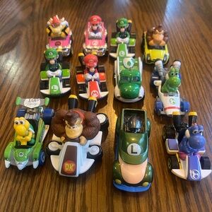 Lot of 12 super Mario cars